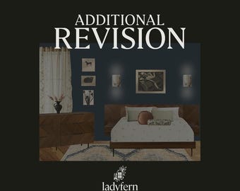 Additional Revision of Custom Interior Decor Service