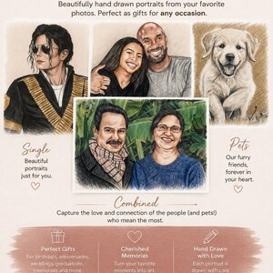Custom Baby Portrait Commission: Hand-Drawn Colored Pencil Sketch Art image 2