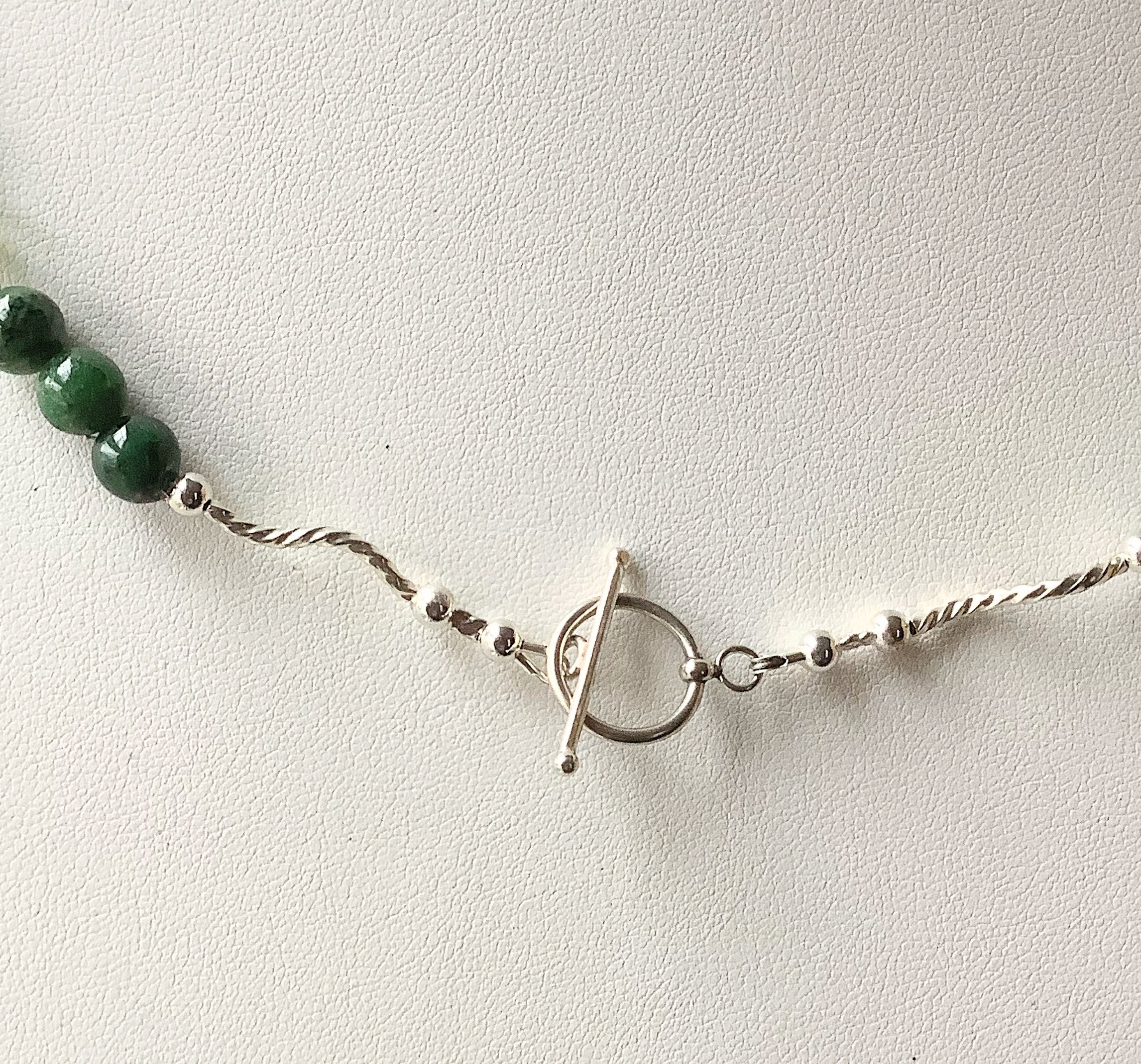Green Jasper Stone pendant ***