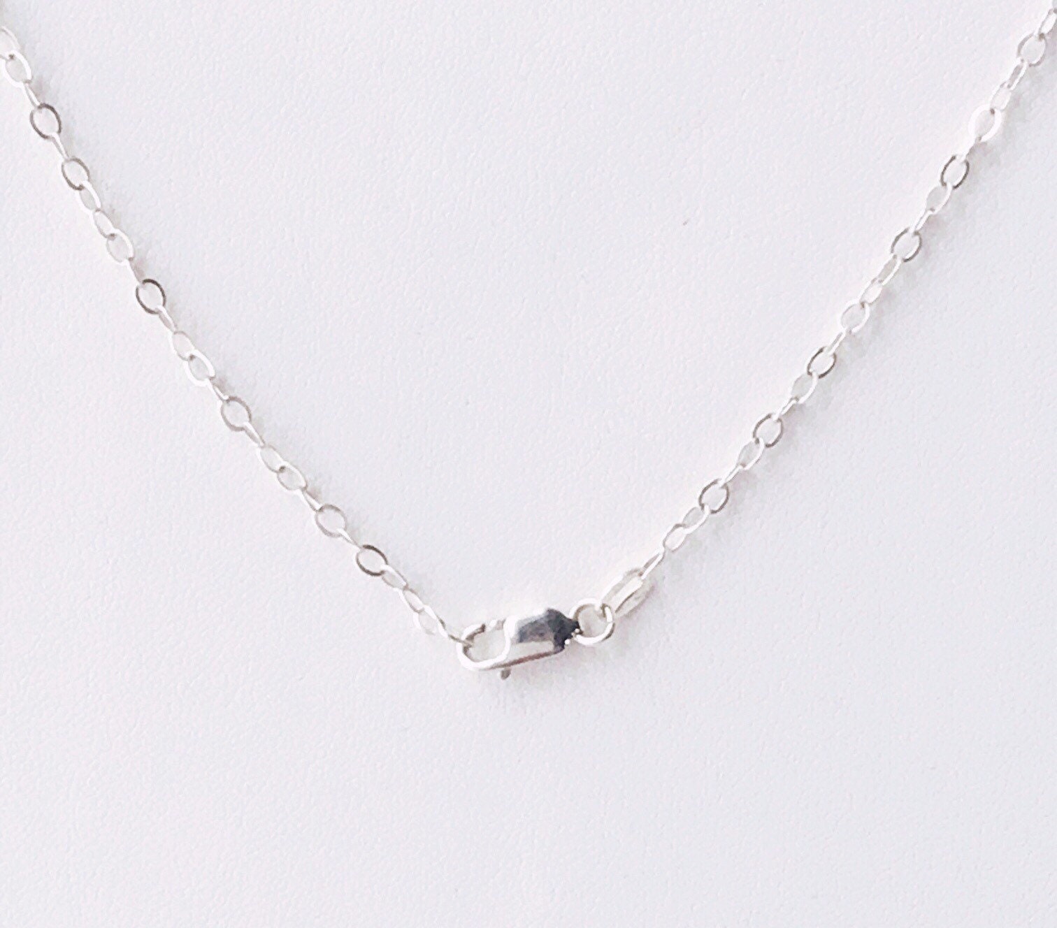 Sterling Silver Flower Charm Necklace-pink Swarovski Crystal - Etsy