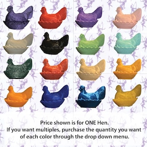 Hen on Nest Magnet, 3D Printed, Vintage Inspired Style, Farmhouse Country Kitchen Magnet, Custom Color Chicken Lover Gift