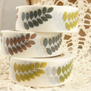 Washi Tape, Autumn Leaves Washi Tape, Full Roll - T2188