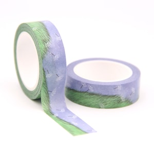 Cinta Washi de semillas de diente de León, cinta Washi de semillas voladoras, cinta Washi de deseo, rollo completo - SSS4