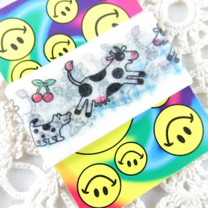 Probe Washi, Kuh Washi Tape, Lustiges Cartoon Tier Washi Tape, 36&quot; Probe Washi Tape - QQ1134