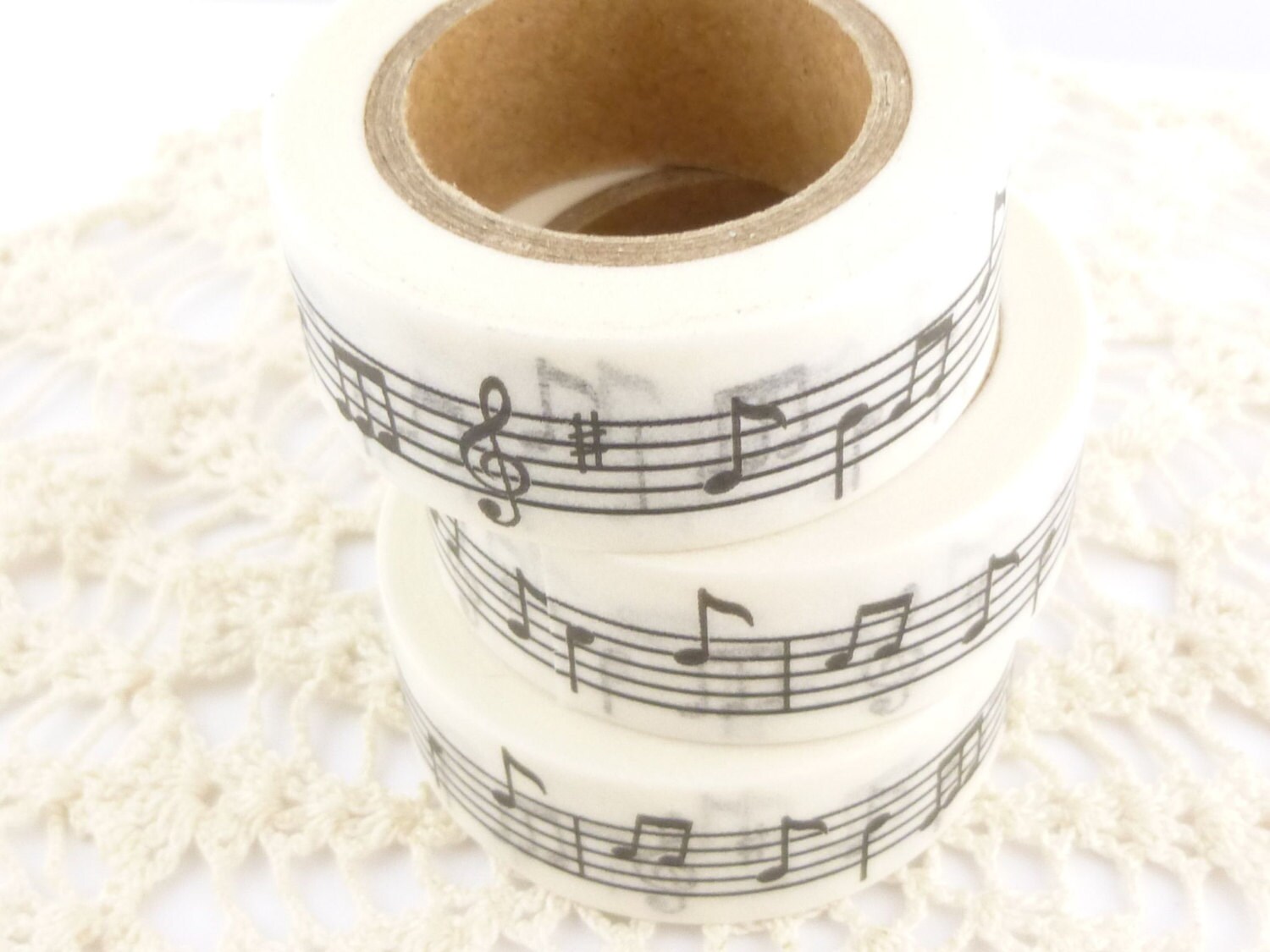 Musical Notes Washi Tape Sheet Music Washi Tape Gclef Washi Etsy