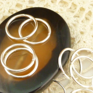 12MM Silver Plated Jump Rings (40)