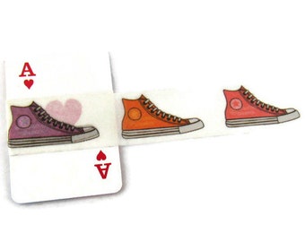 Washi Tape Multicolor Shoes Washi Tape, Teenage Converse Washi Tape,  36" Sample Washi Tape - VV1966