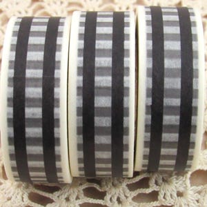 Cinta adhesiva washi con motivos de vías de tren, rollo completo - MM511