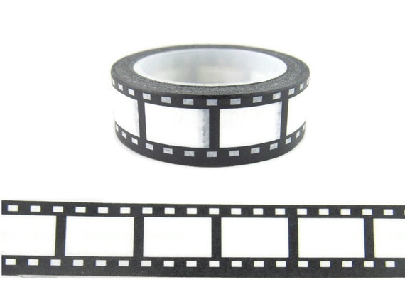 Roll of Film Washi Tape, Film Movie Washi Tape, Full Roll CWWTS-10