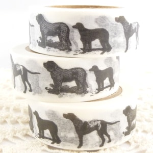 Dog Lover Washi Tape, Dog Breed Washi Tape, Full Roll - S1374