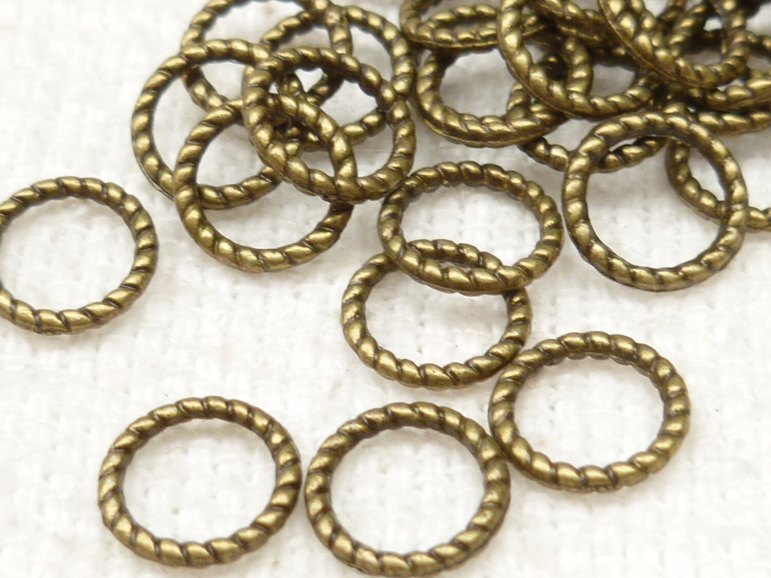 8mm Antique Bronze Solid Twisted Rope Design Ring (20) - A12 - Etsy