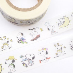 Washi Tape Colorful Snoopy  Washi Tape, Full Roll  - V1234