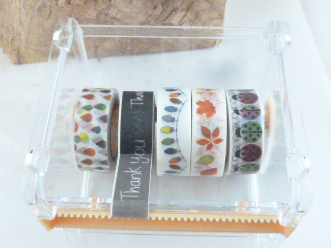 Washi Tape Dispenser, Washi Tape Storage, Washi Tape Holder, Stackable