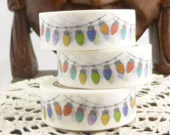 Washi Tape Party Lichter, Weihnachtslichter Washi Tape, Rolle - 1480