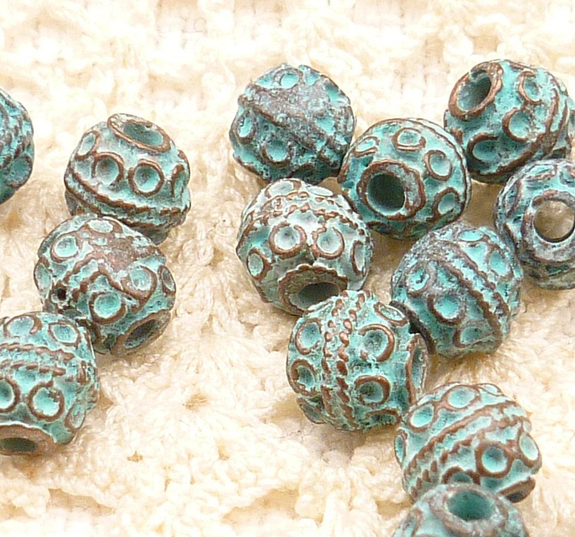 925 Sterling Silver Findings - Shimmering Textured Round Beads Spacers 8mm