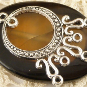 Ornate 6 looped Chandelier Finding Connector Charm (4) - SF57