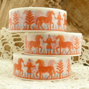 Washi Tape Abstract Red Horse Washi Tape I1747 image 2