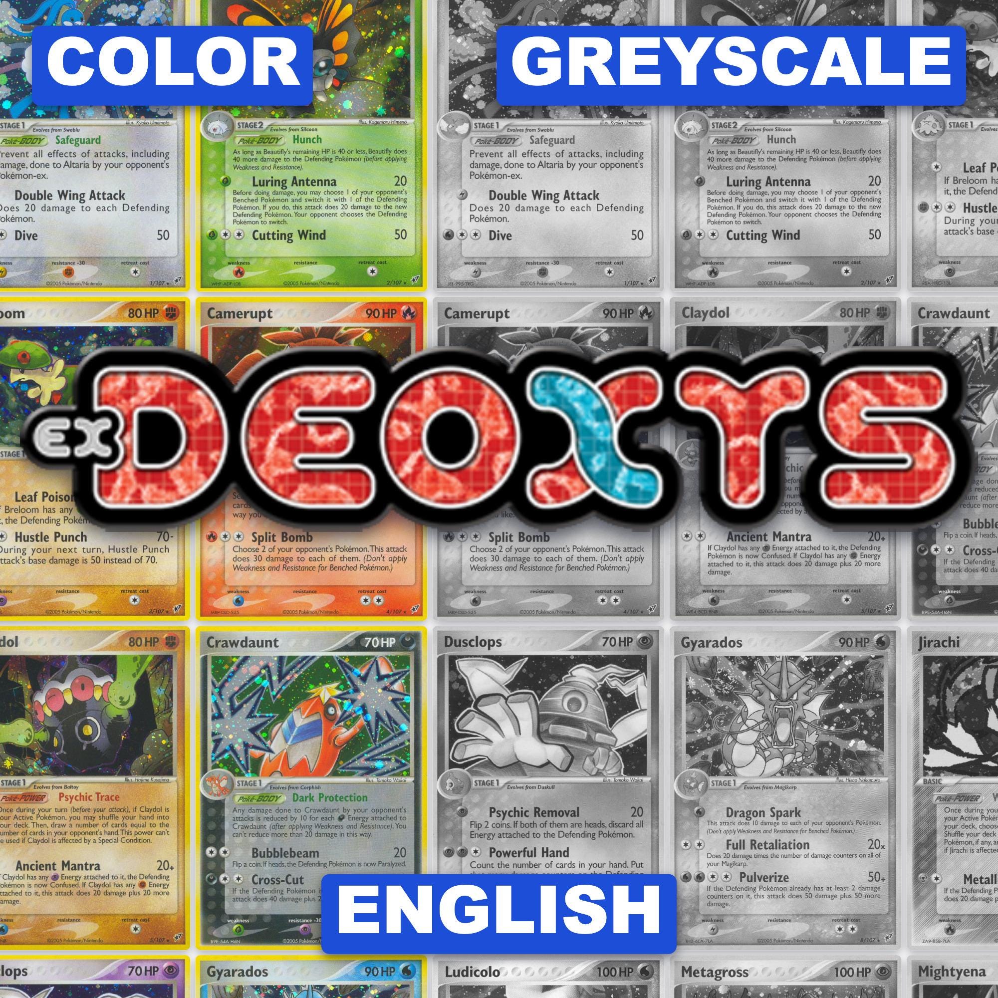 Deoxys Master Set - Etsy
