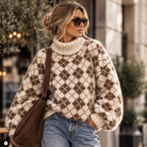 SWEATER TEJIDO MUJER pullover mujer kid mohair best womens gift handmade best gift pullover tejido mujer ropa tejida cardigan tejido mujer