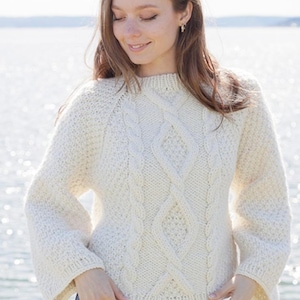 SWEATER TEJIDO MUJER pullover mujer con flores best womens gift handmade best gift pullover tejido mujer ropa tejida cardigan tejido mujer