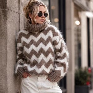SWEATER TEJIDO MUJER pullover mujer kid mohair best womens gift handmade best gift pullover tejido mujer ropa tejida cardigan tejido mujer