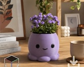 Octopus Planter Pot for Succulents & Flowers | AMS Compatible STL File