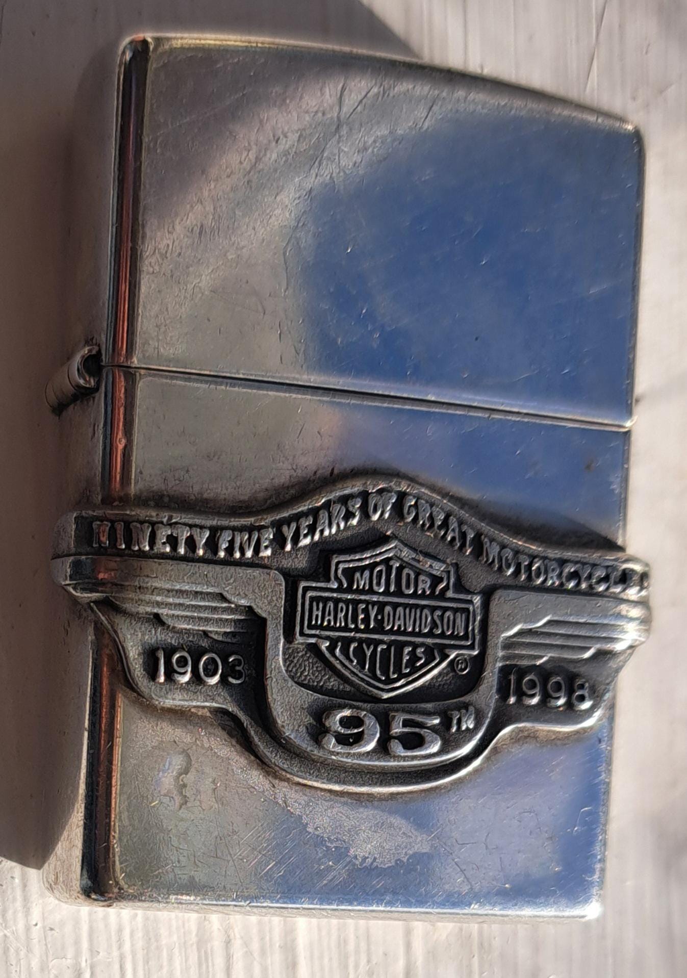 Harley Davidson 95th Anniversary Zippo Lighter - Etsy