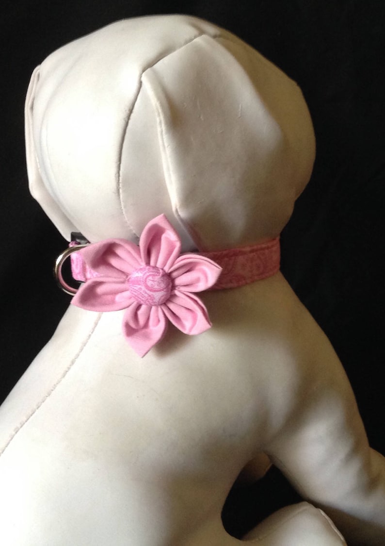 M Dog Harness with Flower Quick Release Buckle Adjustable Sizes XS Pink and Green Plaid S