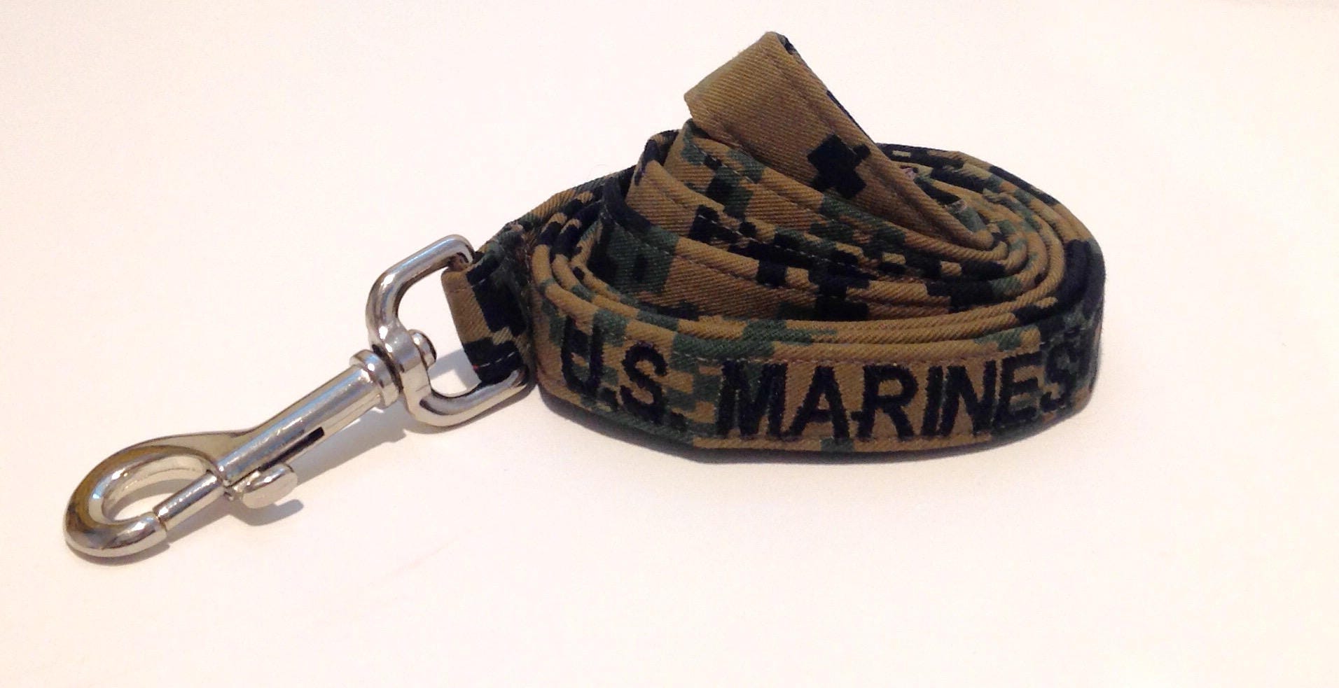 Embroidered Military Dog Leash- 1/2", 5/8", 3/4" And 1…