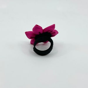 Add A Flower To Your Dog's Harness Or Collar Pet Accessory In Green, Pink, Purple And Yellow image 3
