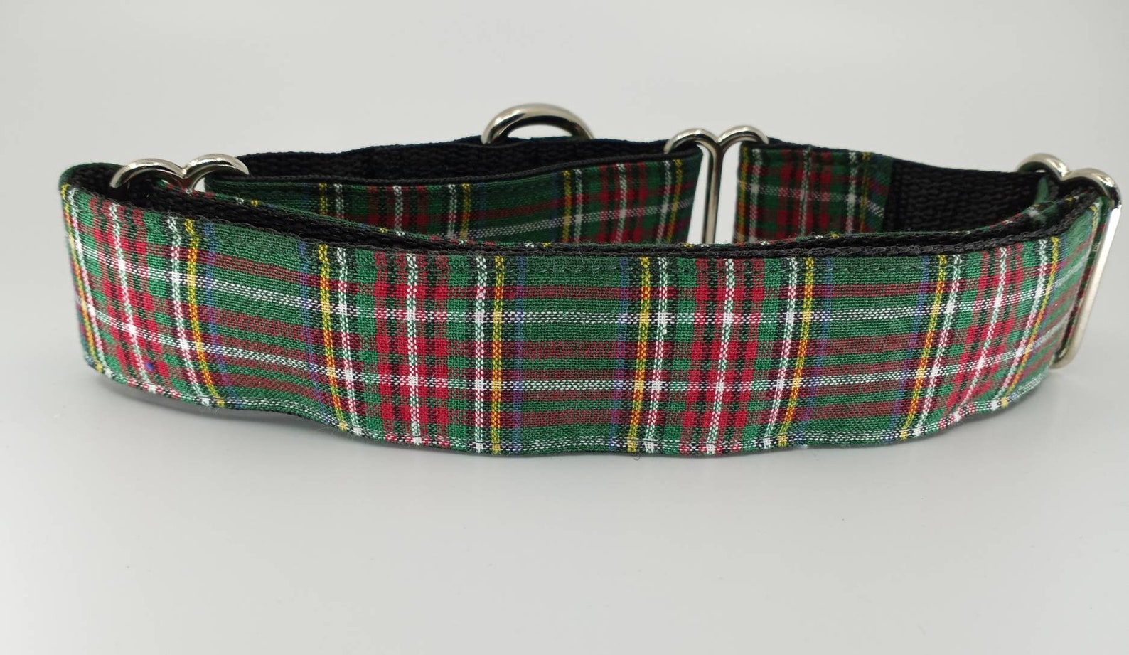 Big Green Plaid Martingale Dog Collar With Bow Tie Slip on Etsy