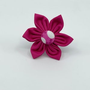 Add A Flower To Your Dog's Harness Or Collar Pet Accessory In Green, Pink, Purple And Yellow image 6