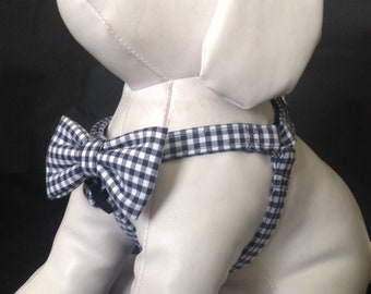 small dog harness with bow tie