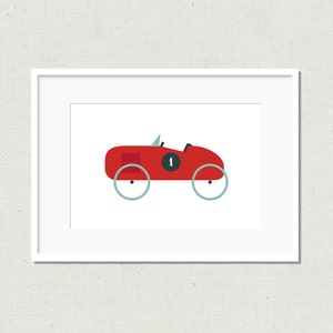 vintage car prints nursery