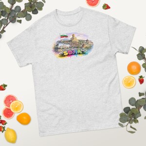 Sofia Vintage T-Shirt | Sofia Skyline Shirt | Bulgaria Travel Souvenir | Unisex Gift