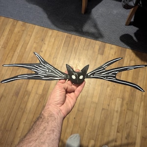 Jack Skellington vleermuisstrikje, Halloweenversiering, 3D-geprinte cosplay