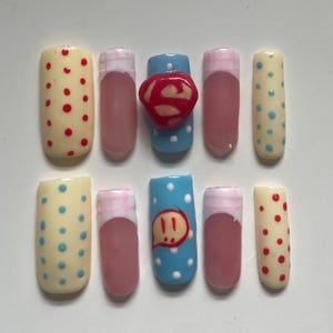 unhas do super-homem