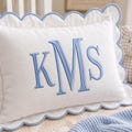 Personalized Embroidered Monogram Pillowcases , Custom Name Nursery Decor Cushion, Baby Room Decor, Dorm Room Pillow, Slumber Party Gift