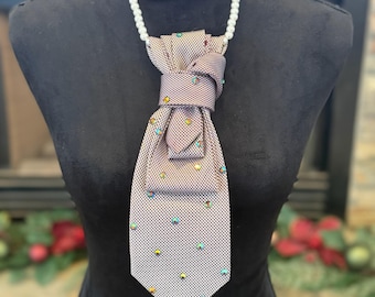 Upcycled Krawatte Halskette | Ms. Sparkle