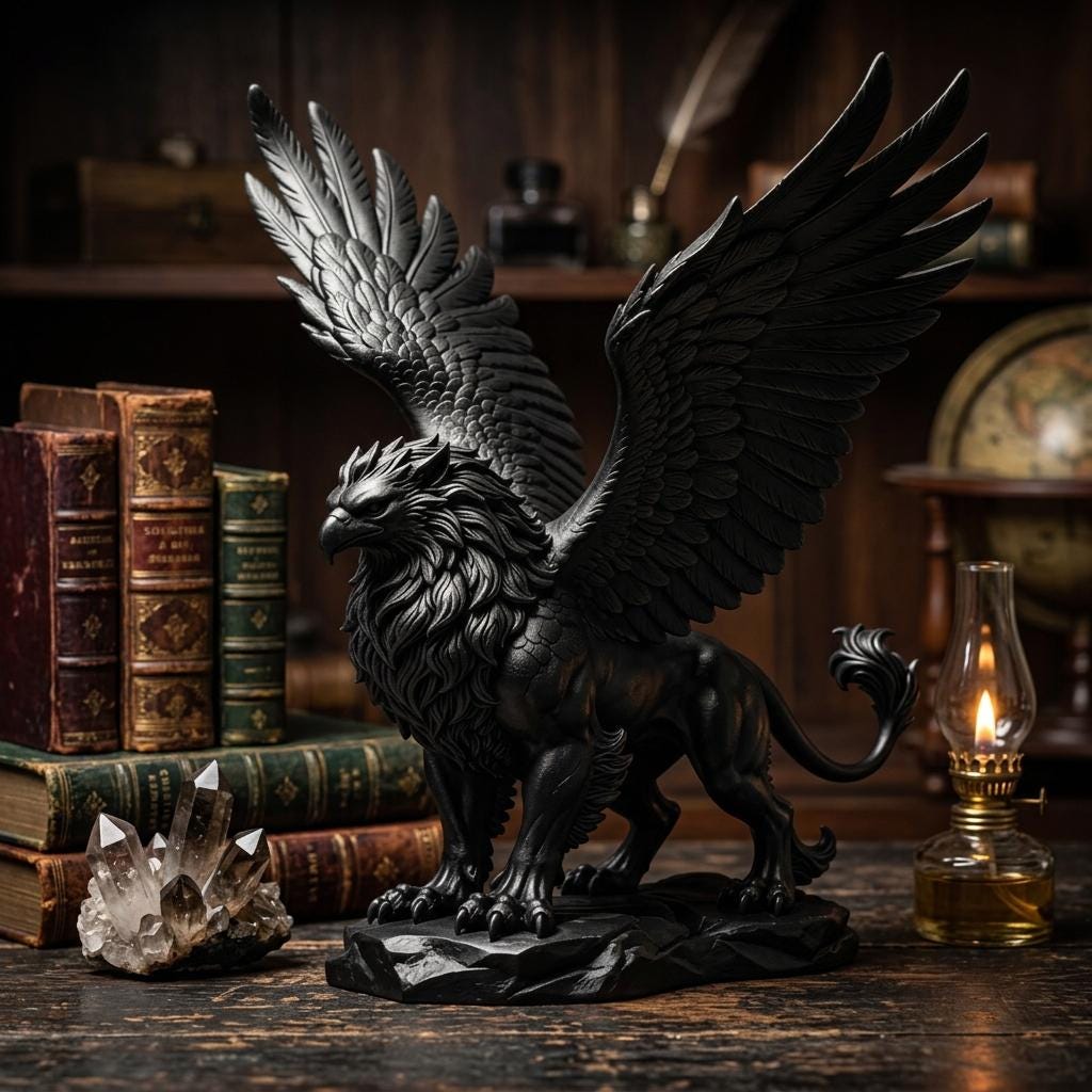 Griffin statue - Etsy 日本