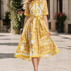 Yellow Beach Dress