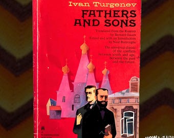 Fathers and Sons Ivan Turgenev Vintage (1962) Mass Market Paperback Novel Russian Literature Muni