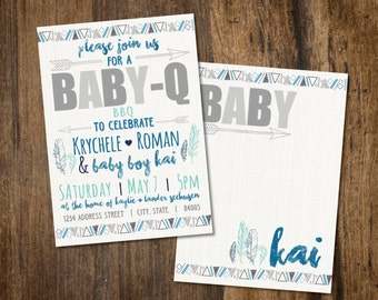 Tribal Baby Shower Invitation
