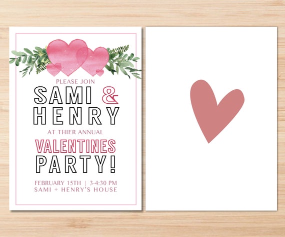 Valentines Party Invitation