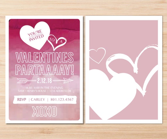 Valentines party invitation