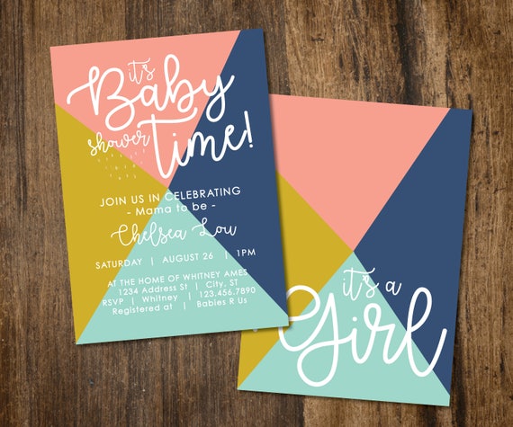 Baby Time! Shower Invitation