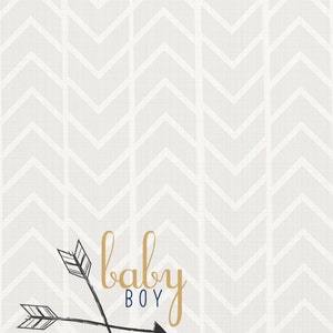 Arrow Baby Shower Invitation image 3