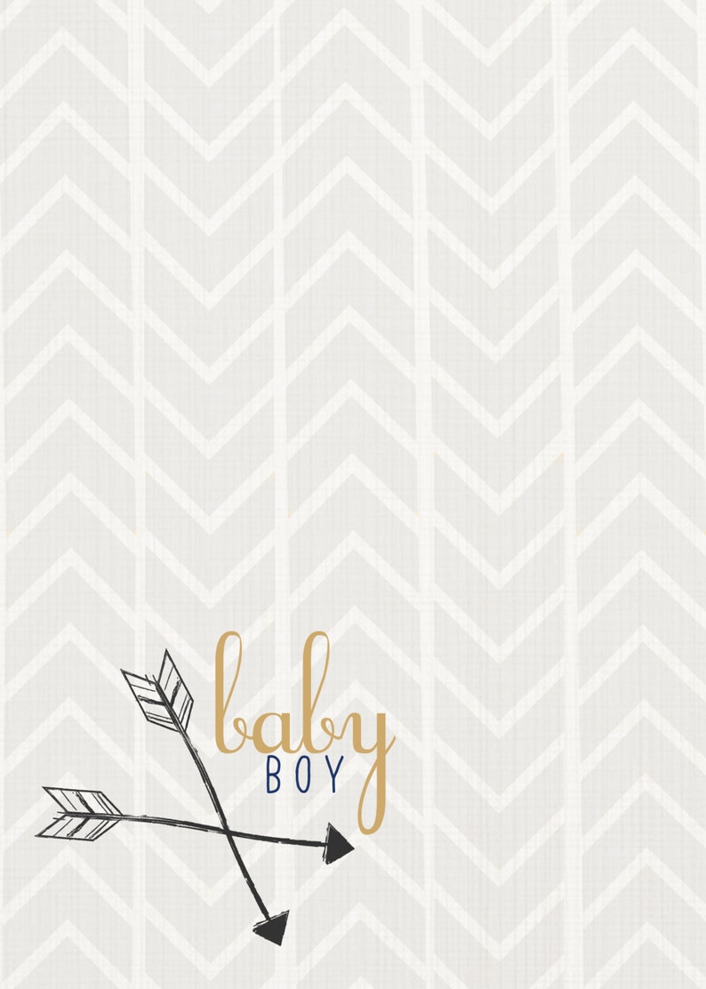 Arrow Baby Shower Invitation image 3