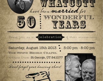 Anniversary Invitation 5x7