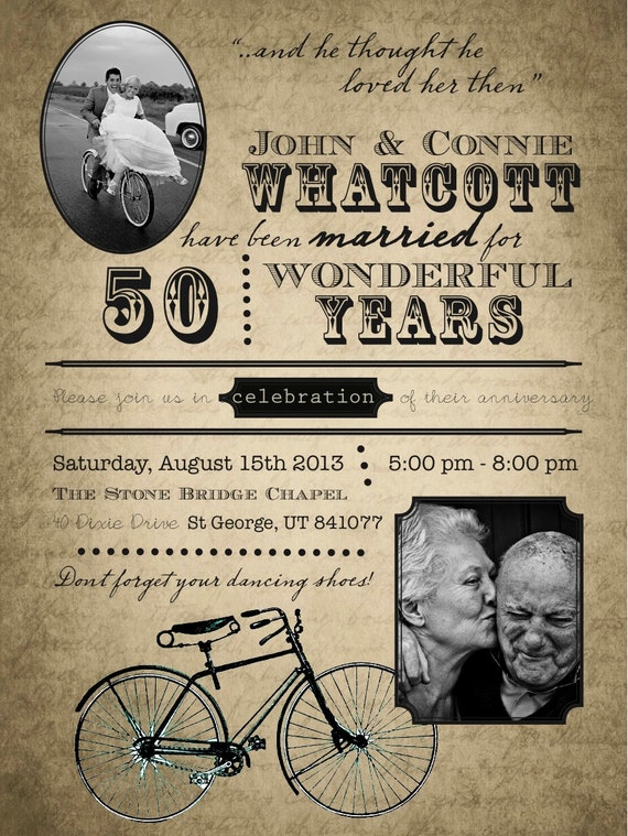 Anniversary Invitation 5x7
